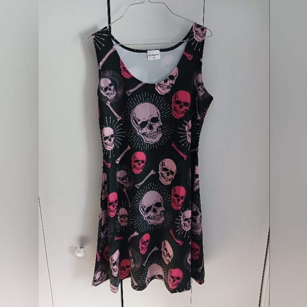 Skull tank dress